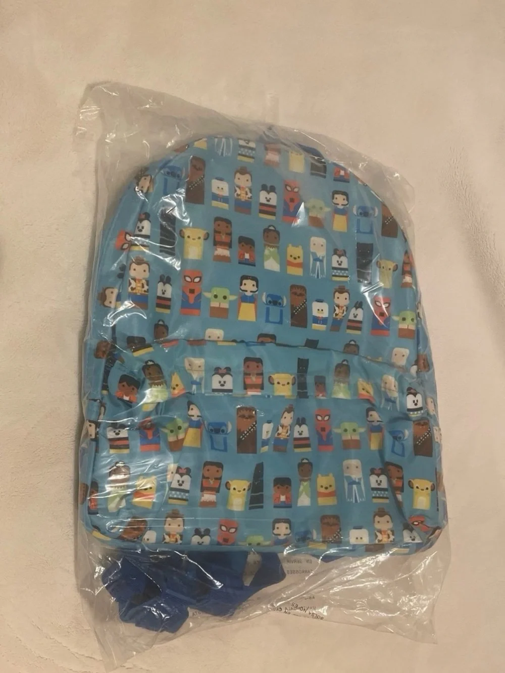 Disney 100 Year Celebration Unified Character Pattern Backpack NWT